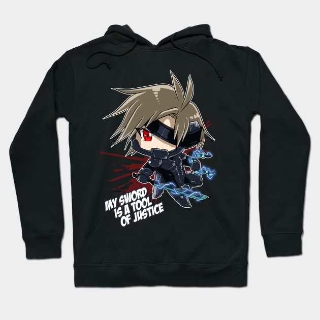 Metal Gear Rising - Raiden Hoodie by rextheone